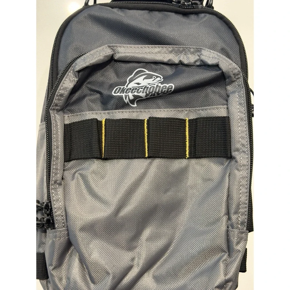 New Okeechobee Fats Fly Fishing Tackle Bag Chest Pack Storage Multiple Pockets